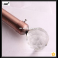19mm&28mm plating crystal curtain rods for window